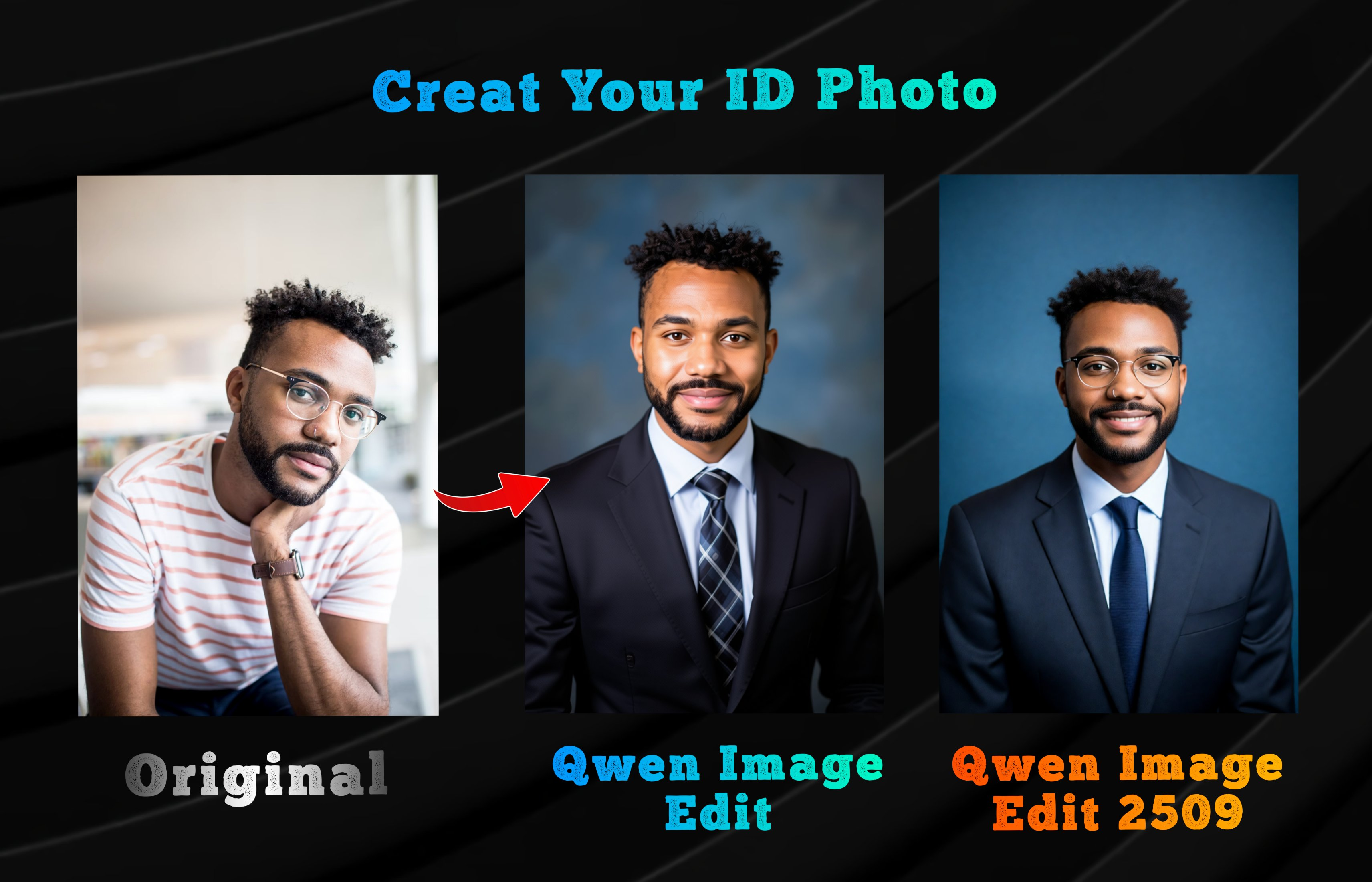 ID photo conversion example